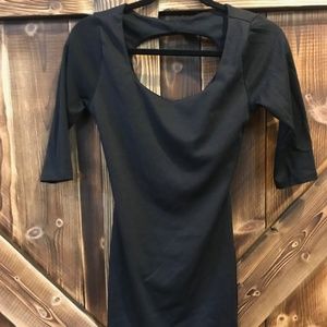 Little Black Dress (Open back)